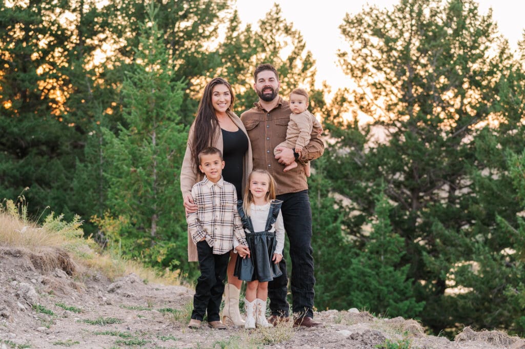 A fun-filled family photo session in Bear Lake County, Idaho—with laughter, motorcycle rescues, and unforgettable moments with the wonderful Bulkley family.